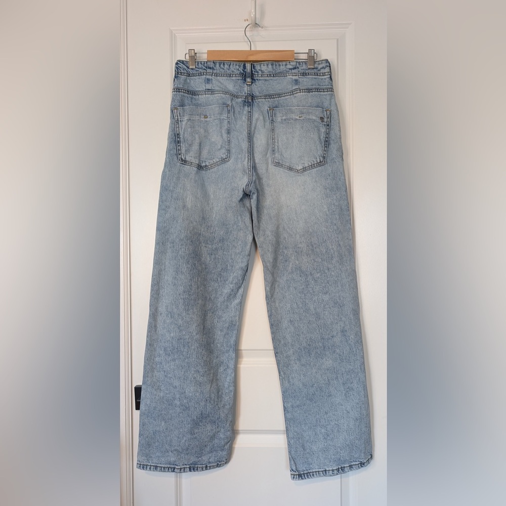 Anthropologie Pilcro Baggy High Waist Jeans Light Wash Size 28 - Picture 3 of 10